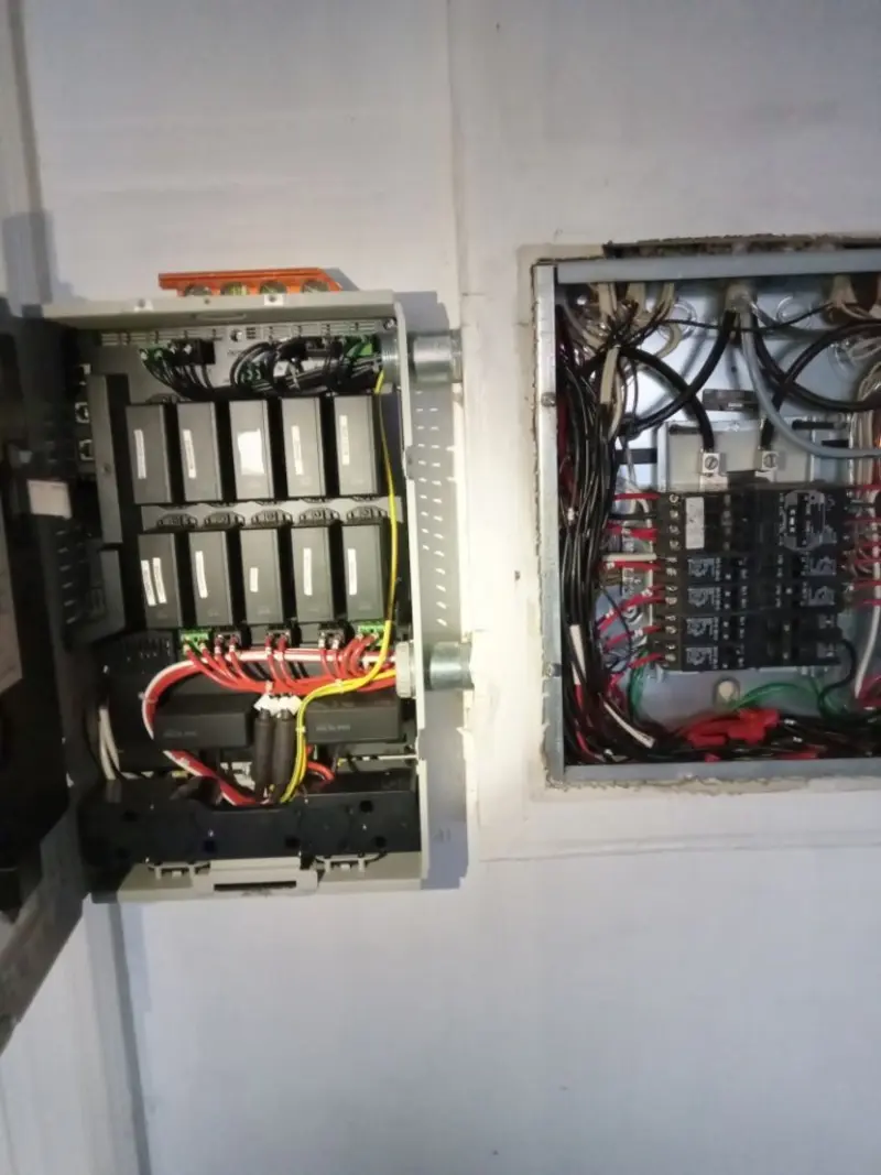 Electrical panel upgrade completed for Ring Doorbell Installation in River Road